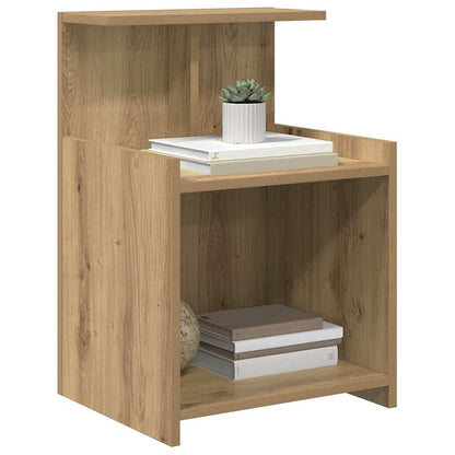 vidaXL Nachttisch 2 pcs Artisan-Eiche 40 x 35 x 60 cm Holzwerkstoff