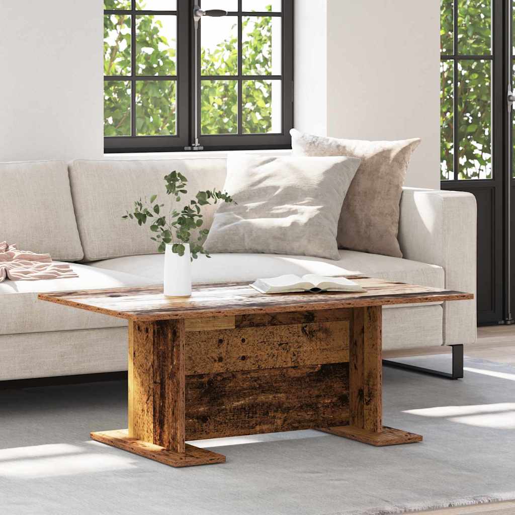 vidaXL Couchtisch Altholz 103.5 x 60 x 40 cm Holzwerkstoff