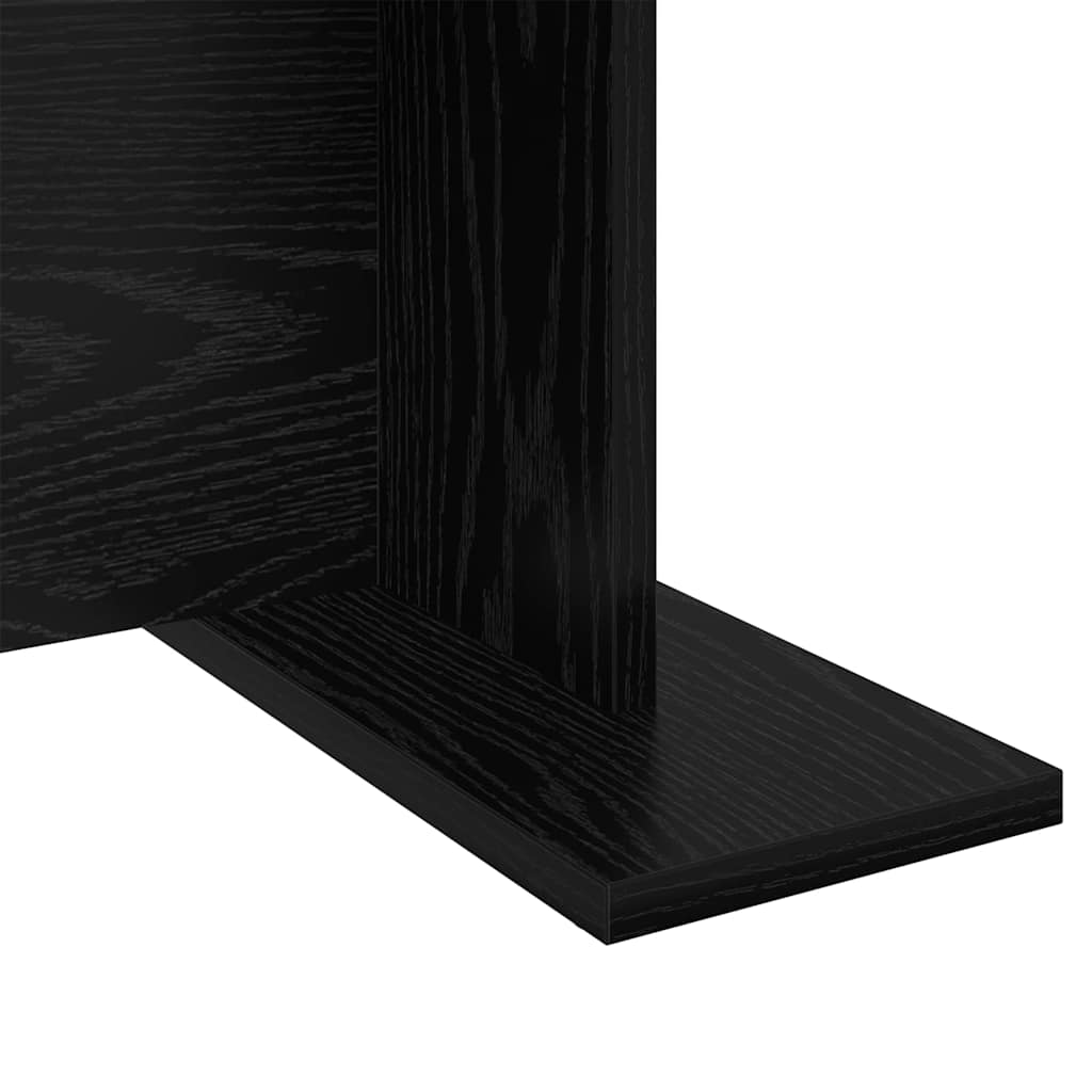 vidaXL Couchtisch Schwarz Eichen-Optik 103.5 x 60 x 40 cm