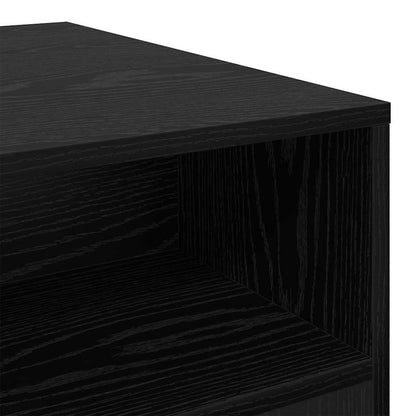 vidaXL Couchtisch Schwarz Eichen-Optik 90 x 55 x 42,5 cm Holzwerkstoff