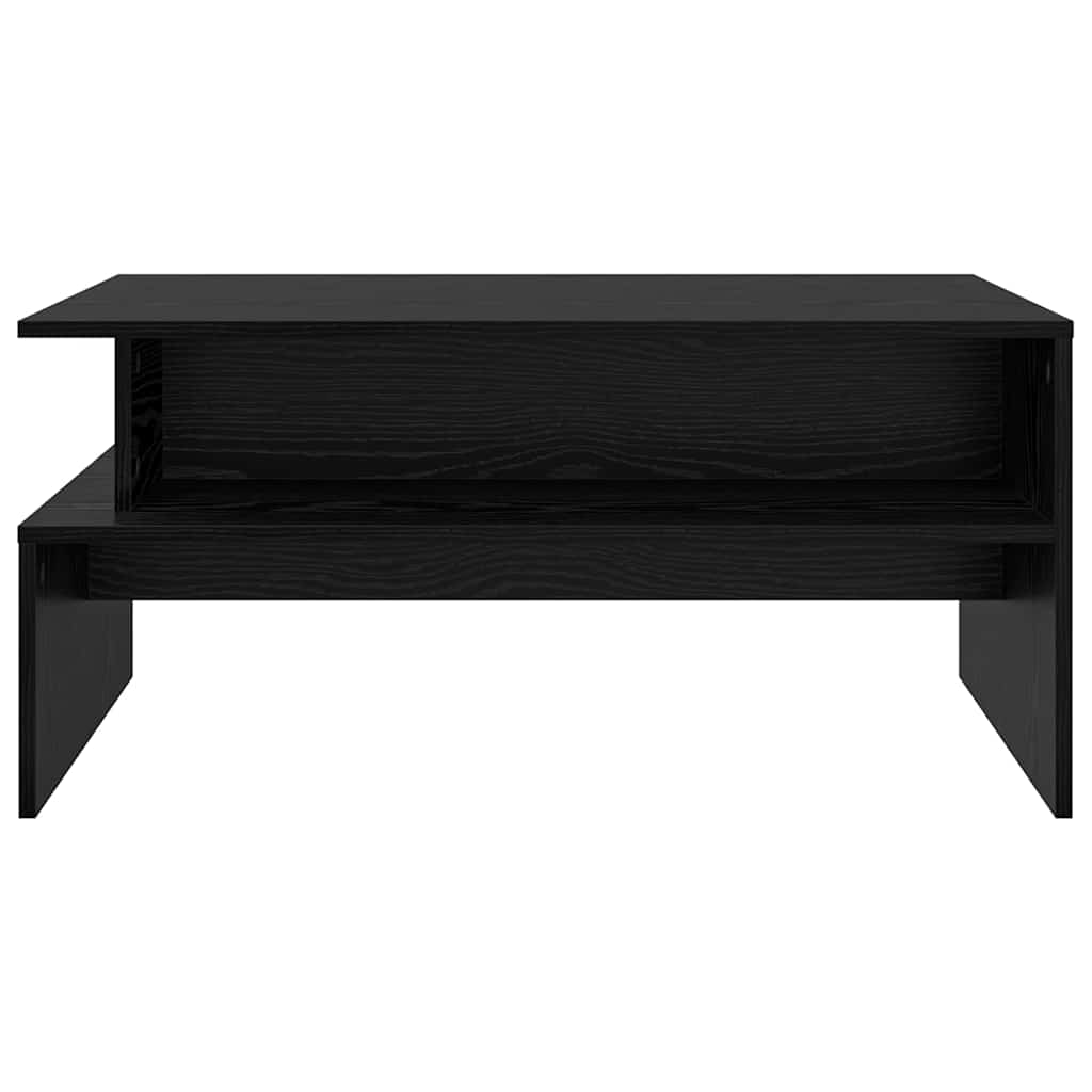 vidaXL Couchtisch Schwarz Eichen-Optik 90 x 55 x 42,5 cm Holzwerkstoff