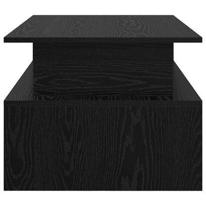 vidaXL Couchtisch Schwarz Eichen-Optik 90 x 55 x 42,5 cm Holzwerkstoff