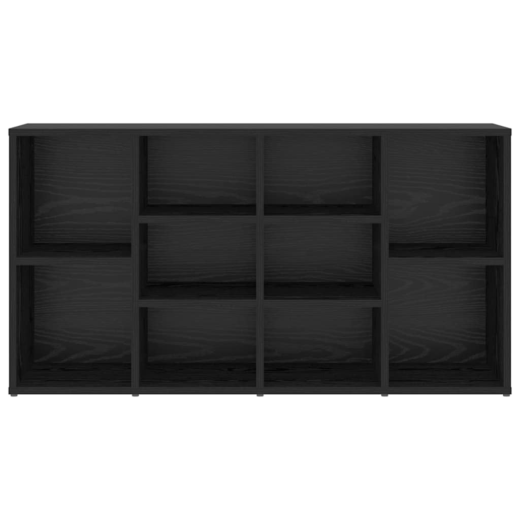 Schuhbank Schwarz Eichen-Optik 103 x 30 x 54,5 cm Holzwerkstoff