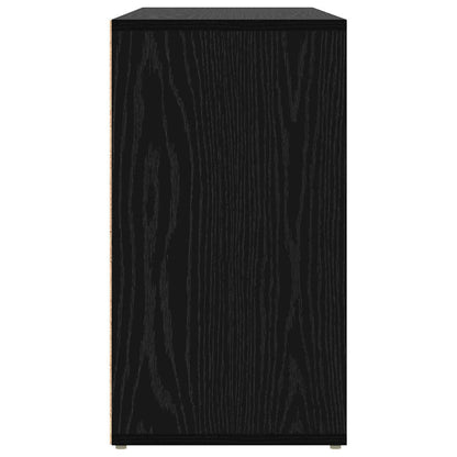 Schuhbank Schwarz Eichen-Optik 103 x 30 x 54,5 cm Holzwerkstoff