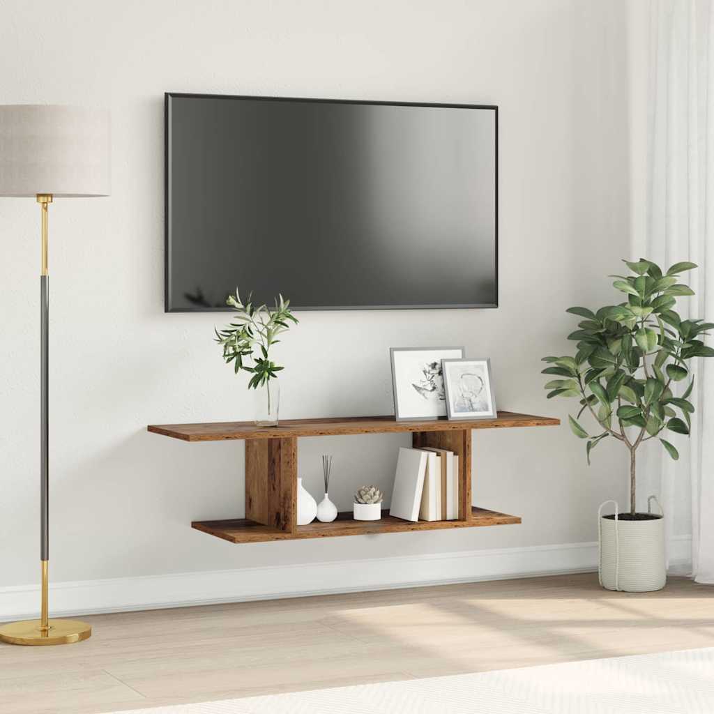 vidaXL TV-Schrankset Braun 103 x 30 x 26,5 cm Holzwerkstoff
