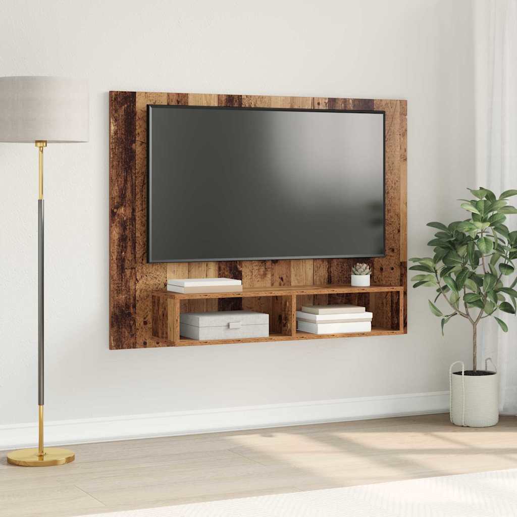 vidaXL TV-Schrankset Altholz 120 x 23,5 x 90 cm Holzwerkstoff