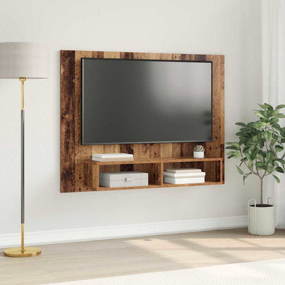 vidaXL TV-Schrankset Altholz 120 x 23,5 x 90 cm Holzwerkstoff