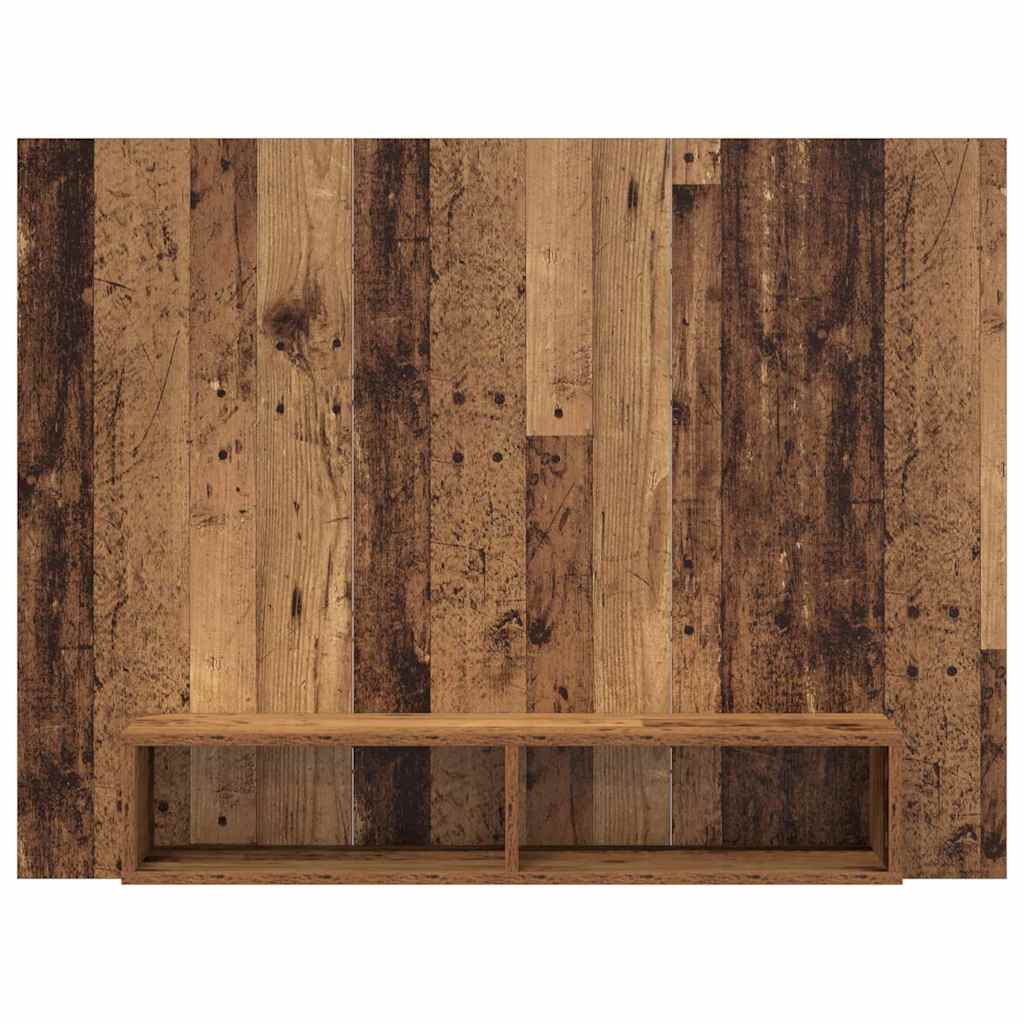 vidaXL TV-Schrankset Altholz 120 x 23,5 x 90 cm Holzwerkstoff