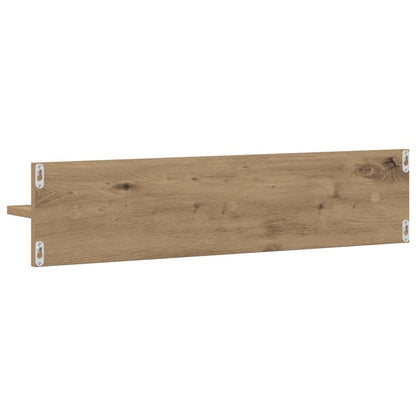 vidaXL Wandregal 2 pcs Artisan-Eiche 80 x 11,5 x 18 cm Holzwerkstoff
