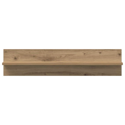 vidaXL Wandregal 2 pcs Artisan-Eiche 80 x 11,5 x 18 cm Holzwerkstoff