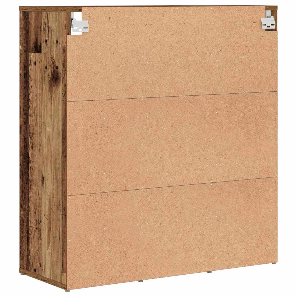 Schuhschrank Altholz 77,5 x 30 x 83,5 cm Holzwerkstoff