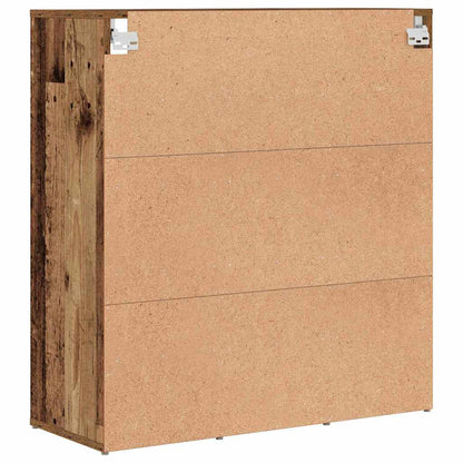 Schuhschrank Altholz 77,5 x 30 x 83,5 cm Holzwerkstoff