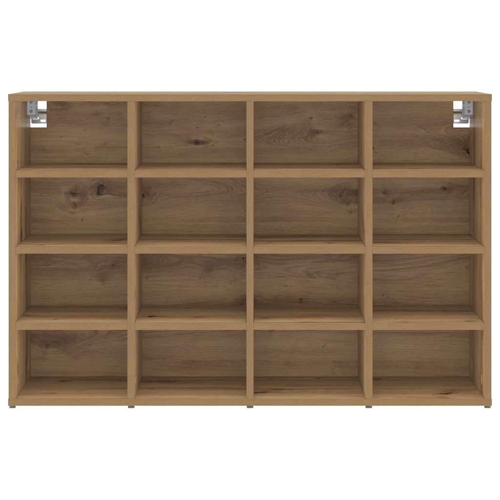 Schuhschrank Artisan-Eiche 103 x 30 x 67 cm Holzwerkstoff
