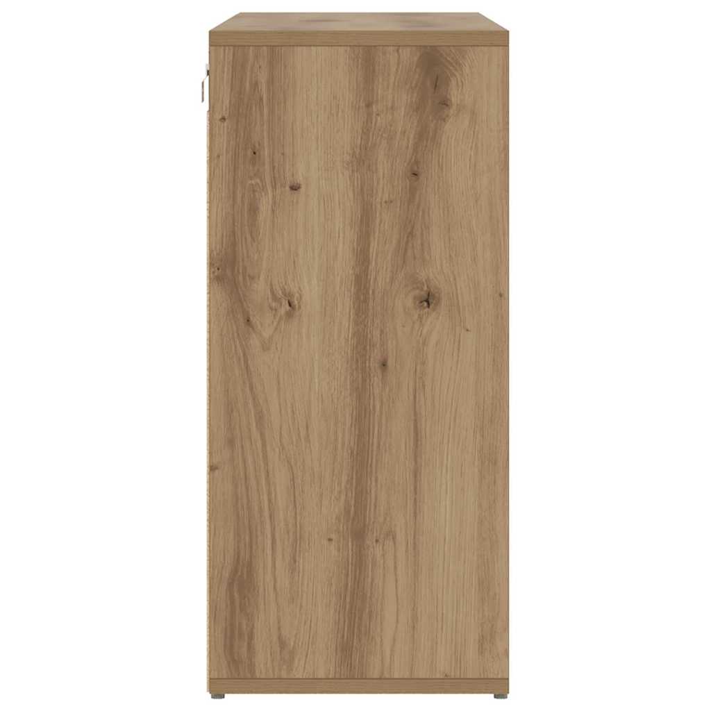 Schuhschrank Artisan-Eiche 103 x 30 x 67 cm Holzwerkstoff