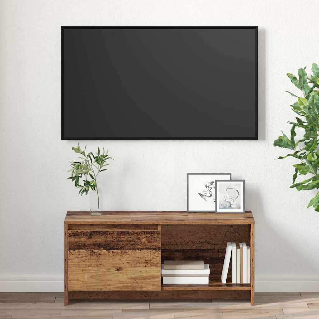 vidaXL TV-Schrankset Altholz 90 x 35 x 40 cm Holzwerkstoff