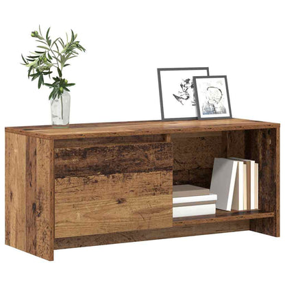 vidaXL TV-Schrankset Altholz 90 x 35 x 40 cm Holzwerkstoff