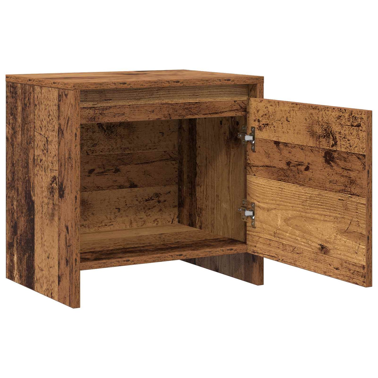 vidaXL Nachttisch Altholz 45 x 34 x 44,5 cm Holzwerkstoff