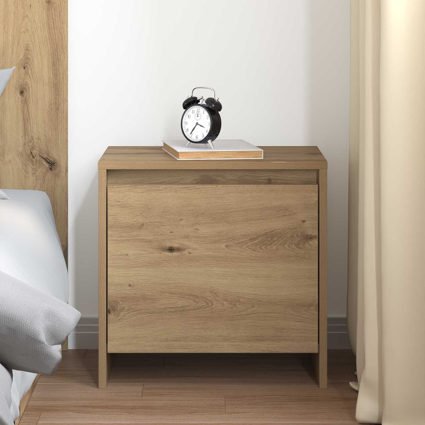 vidaXL Nachttisch Artisan-Eiche 45 x 34 x 44,5 cm Holzwerkstoff