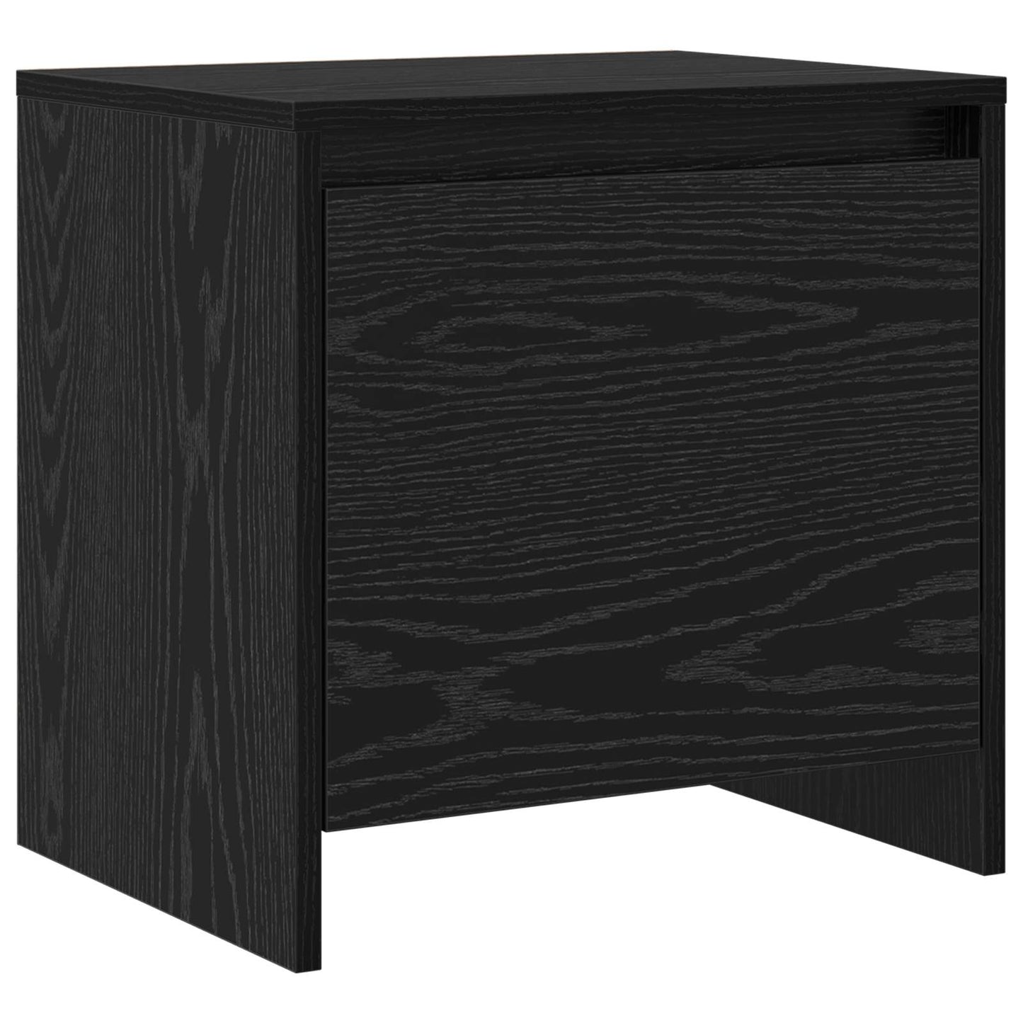 vidaXL Nachttisch Schwarz Eichen-Optik 45 x 34 x 44,5 cm Holzwerkstoff
