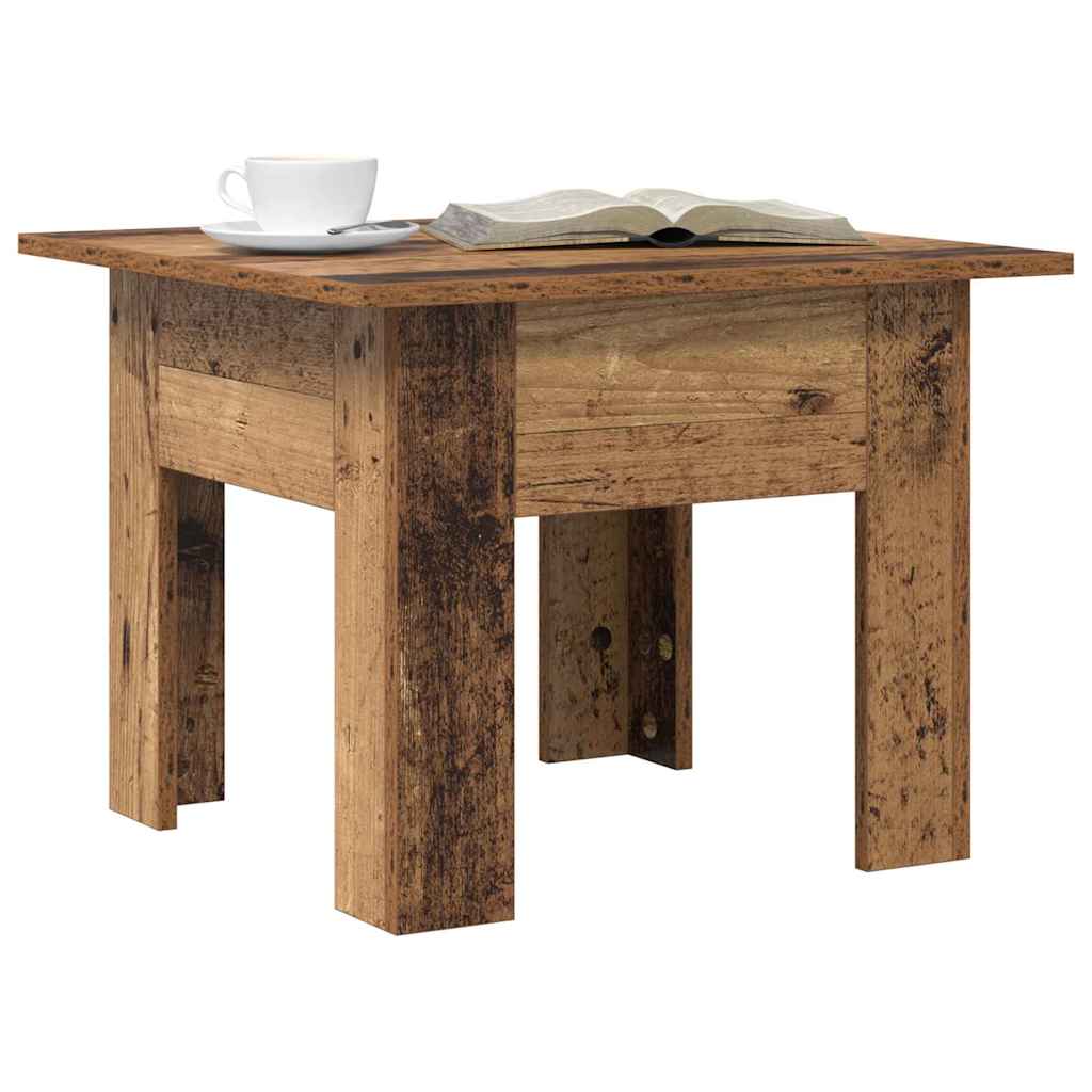 vidaXL Couchtisch Altholz 55 x 55 x 42 cm Holzwerkstoff