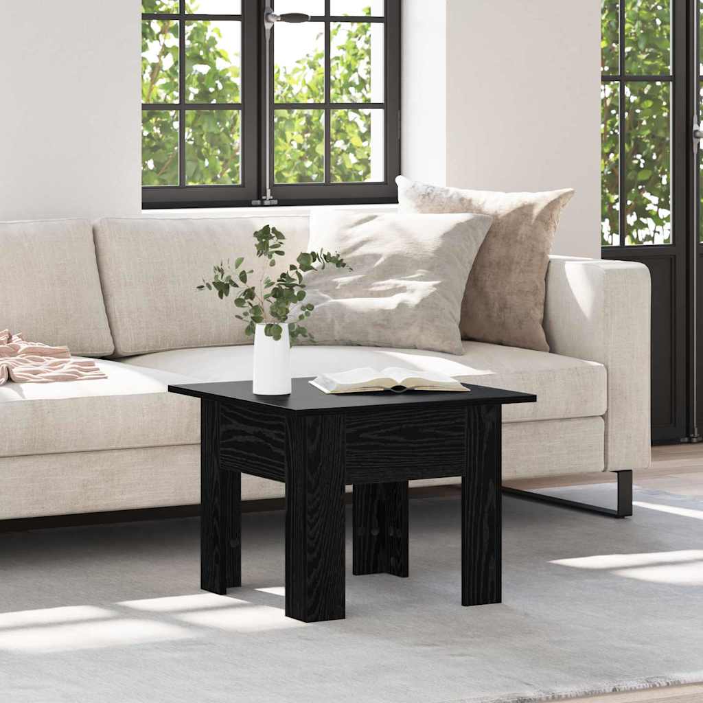 vidaXL Couchtisch Schwarz Eichen-Optik 55 x 55 x 42 cm Holzwerkstoff