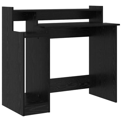 vidaXL Schreibtisch Schwarz Eichen-Optik 97 x 45 x 90 cm Holzwerkstoff