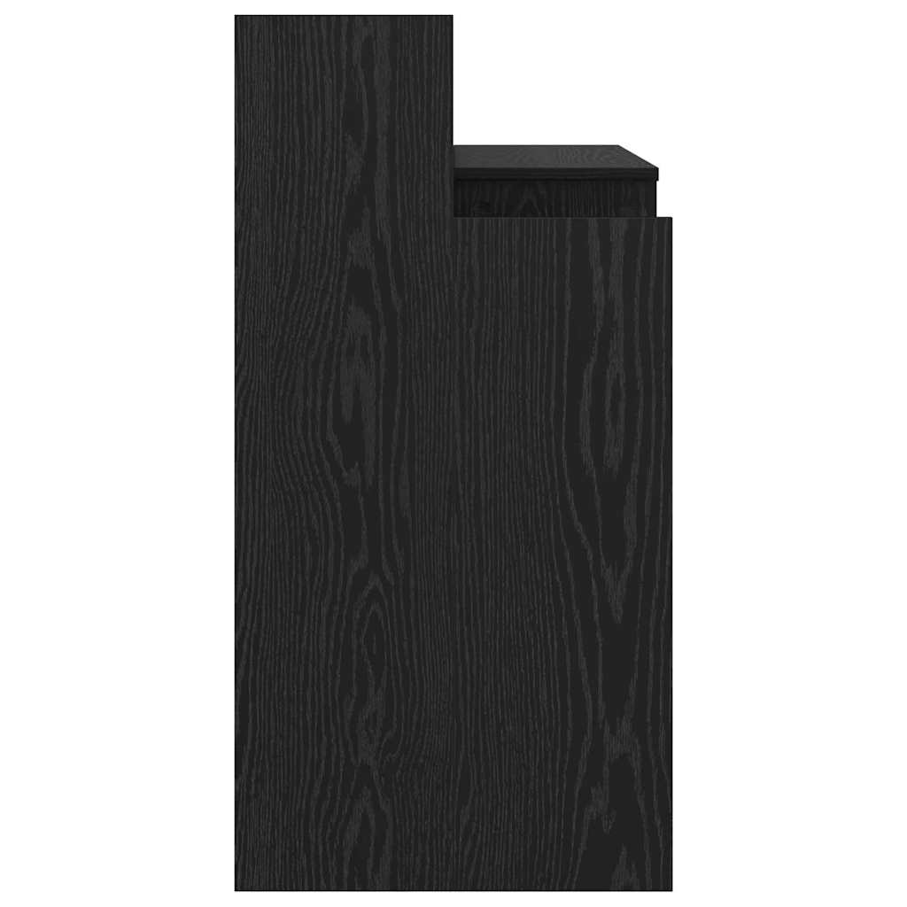 vidaXL Schreibtisch Schwarz Eichen-Optik 97 x 45 x 90 cm Holzwerkstoff