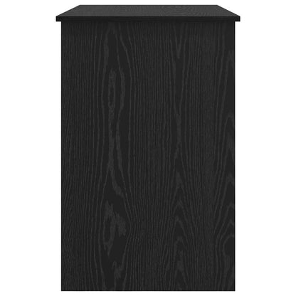 Schreibtisch mit Speicher Schwarz Eichen-Optik 100 x 50 x 76 cm