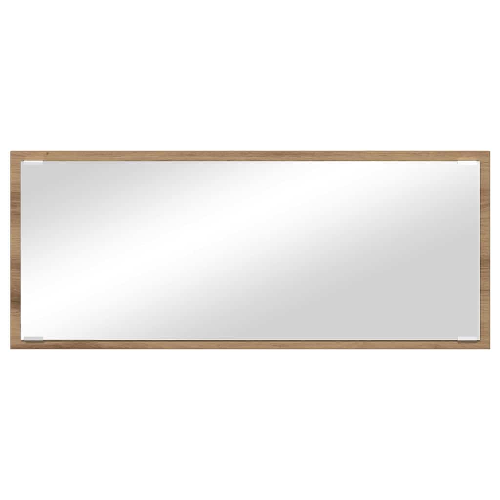 vidaXL Spiegel Artisan-Eiche 90 x 8,5 x 37 cm Holzwerkstoff