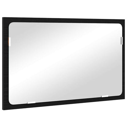 Badezimmermöbel-Set mit Schubladen 2 pcs Schwarz Eichen-Optik