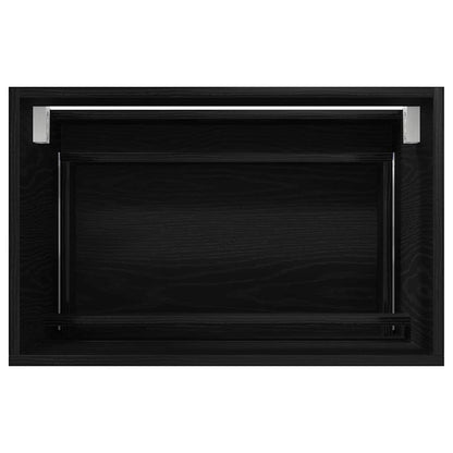 Badezimmermöbel-Set mit Schubladen 2 pcs Schwarz Eichen-Optik