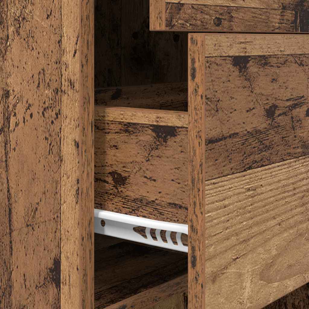 Bücherregal Altholz 40 x 35 x 180 cm Holzwerkstoff