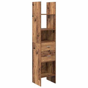 vidaXL Bücherregal Altholz 40 x 35 x 180 cm Holzwerkstoff