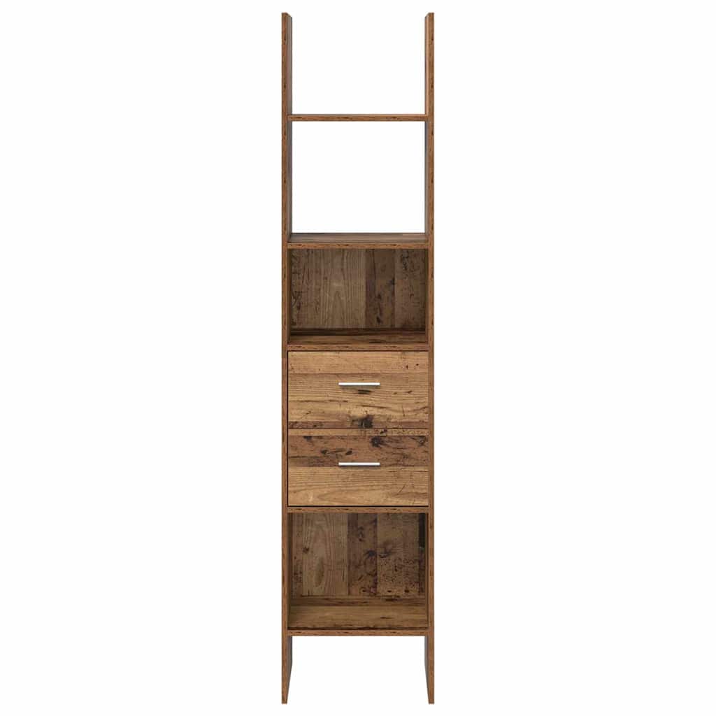 Bücherregal Altholz 40 x 35 x 180 cm Holzwerkstoff