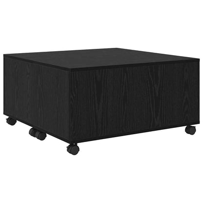 vidaXL Couchtisch Schwarz Eichen-Optik 75 x 75 x 38 cm Holzwerkstoff