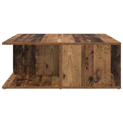 vidaXL Couchtisch mit Schubladen Altholz 80 x 80 x 31 cm Holzwerkstoff