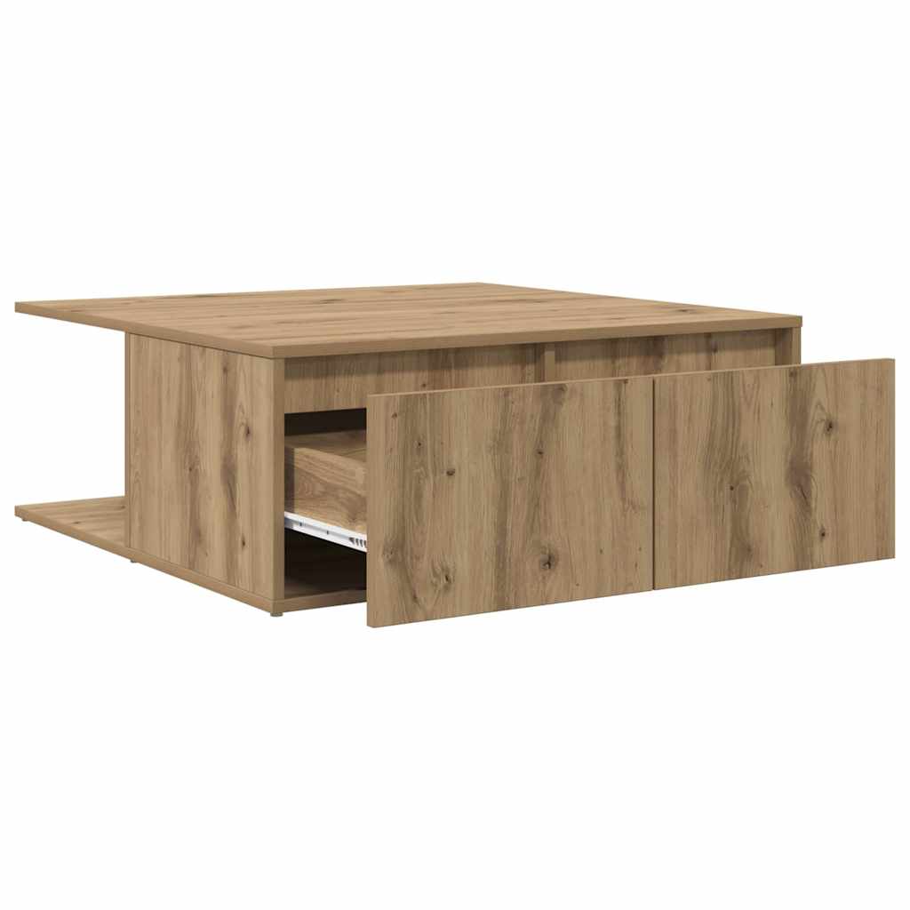 Couchtisch Artisan-Eiche 80 x 80 x 31 cm Holzwerkstoff