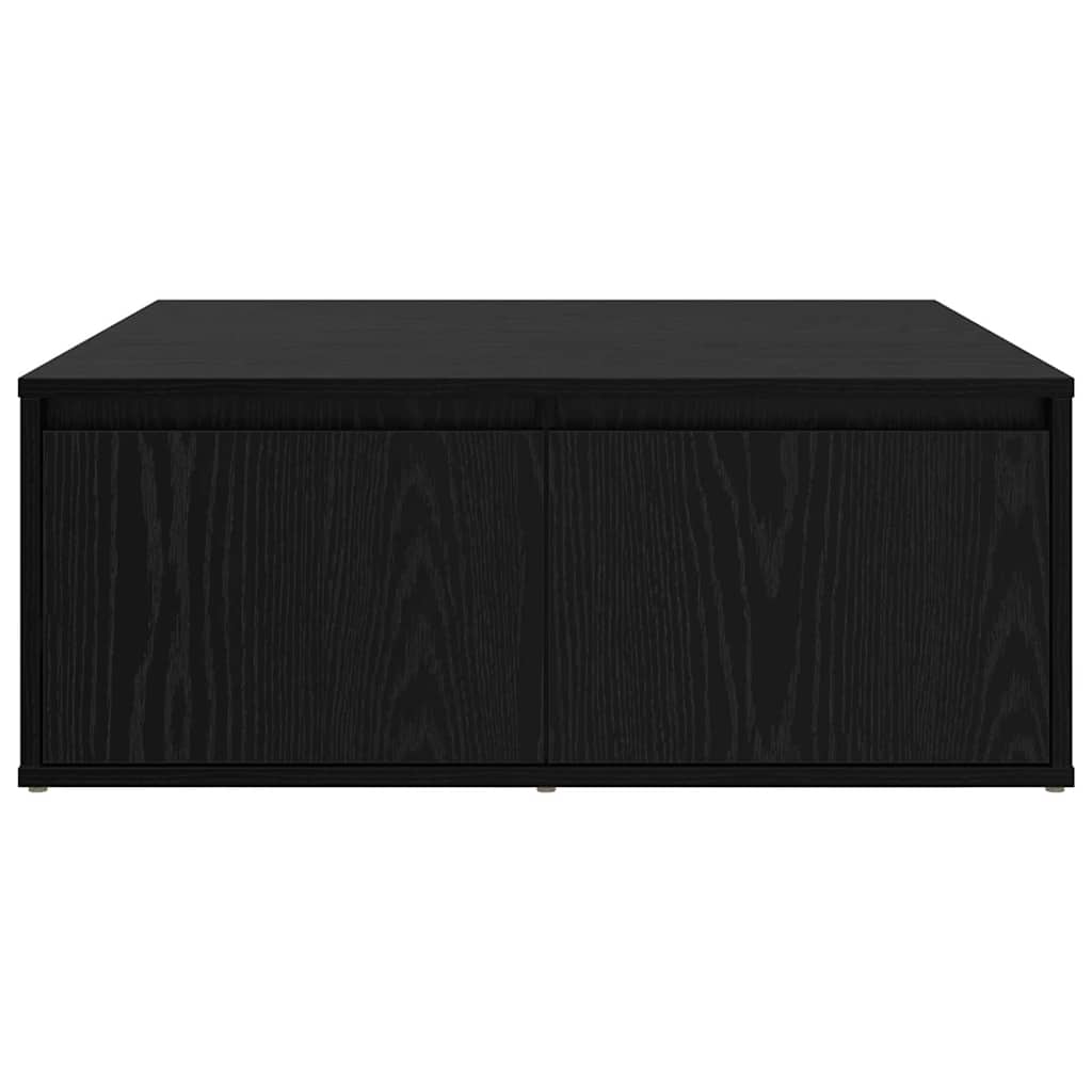 Couchtisch Schwarz Eichen-Optik 80 x 80 x 31 cm Holzwerkstoff