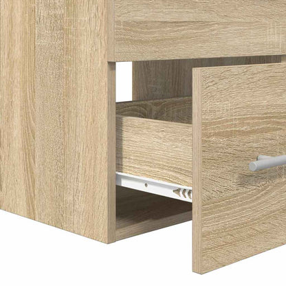 vidaXL Badezimmermöbel-Set mit Schubladen Braun 41 x 38,5 x 48 cm