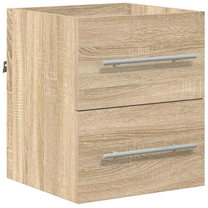 vidaXL Badezimmermöbel-Set mit Schubladen Braun 41 x 38,5 x 48 cm