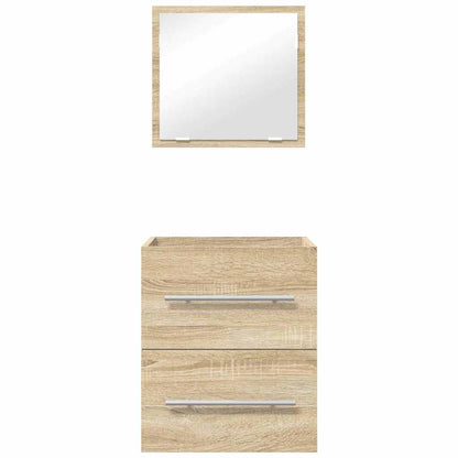 vidaXL Badezimmermöbel-Set mit Schubladen Braun 41 x 38,5 x 48 cm