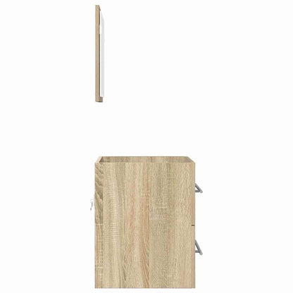 vidaXL Badezimmermöbel-Set mit Schubladen Braun 41 x 38,5 x 48 cm