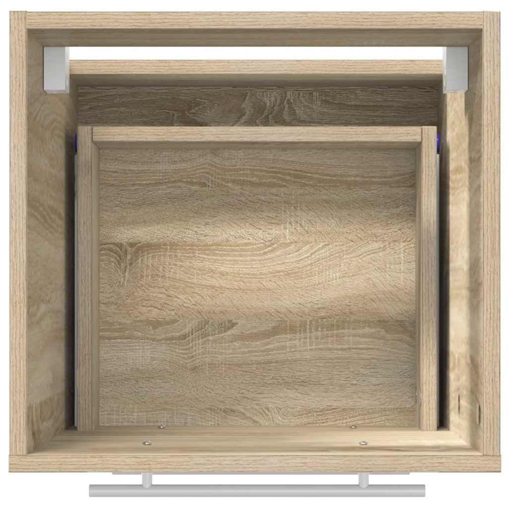 vidaXL Badezimmermöbel-Set mit Schubladen Braun 41 x 38,5 x 48 cm