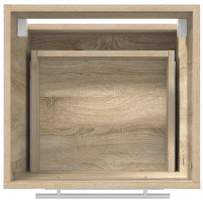 vidaXL Badezimmermöbel-Set mit Schubladen Braun 41 x 38,5 x 48 cm