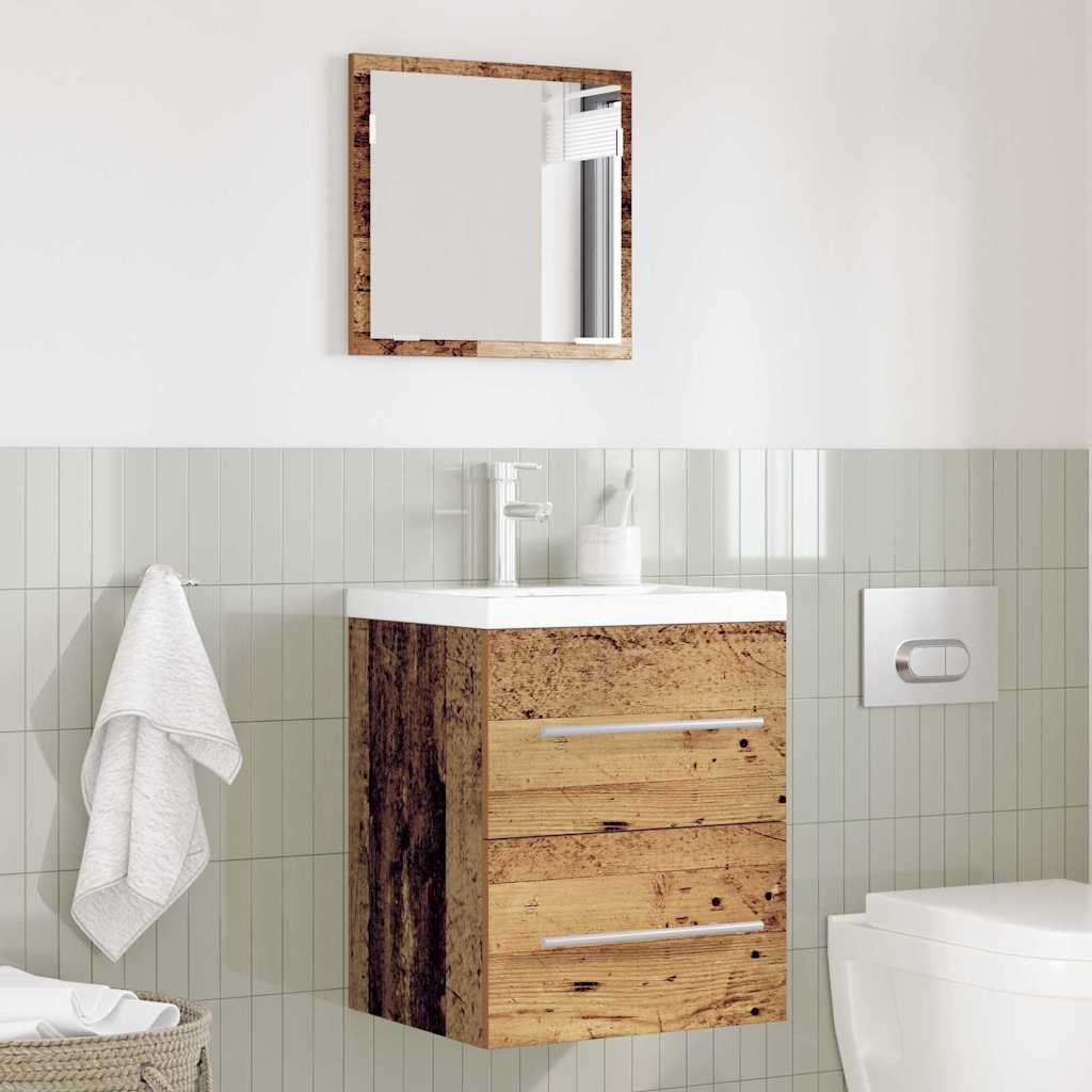 vidaXL Meuble de salle de bain avec tiroirs marron 41 x 38,5 x 48 cm
