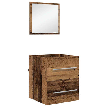 vidaXL Meuble de salle de bain avec tiroirs marron 41 x 38,5 x 48 cm
