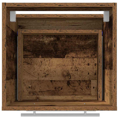 vidaXL Meuble de salle de bain avec tiroirs marron 41 x 38,5 x 48 cm
