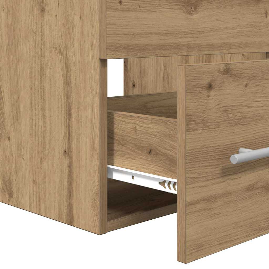 vidaXL Badezimmermöbel-Set mit Schubladen Braun 41 x 38,5 x 48 cm