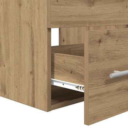 vidaXL Badezimmermöbel-Set mit Schubladen Braun 41 x 38,5 x 48 cm
