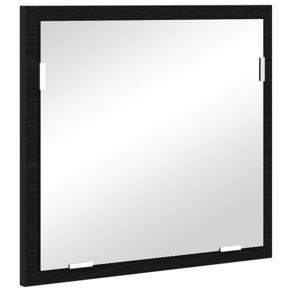 vidaXL Ensemble de meubles de salle de bain avec tiroirs Noir 41 x 38,5 x 48 cm